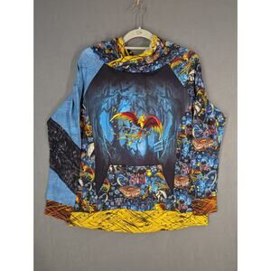 Home Sewn Couture Hoodie Mens Large Harry Potter Forbidden Forest Hagrid OOAK